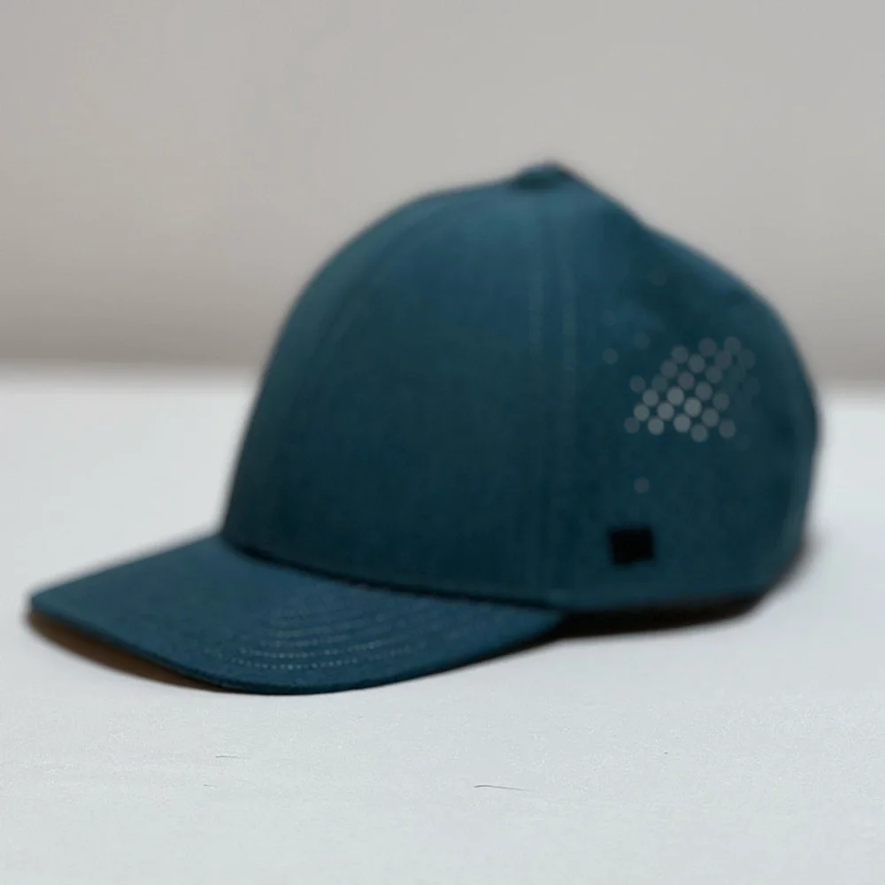 COPY - MELIN Hat Hydro A Game Ocean Heather Blue Mens SnapBack NWT - Picture 2 of 8
